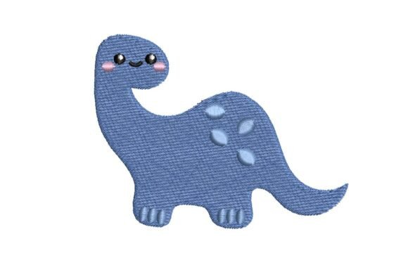 Cute Apatosaurus Dinosaur Embroidery Design Review