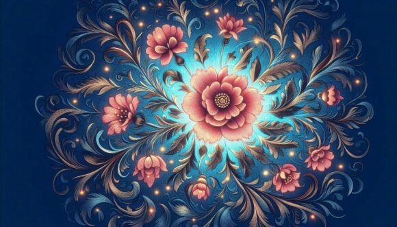 Energetic Flower Embroidery: A Craft Fair Review