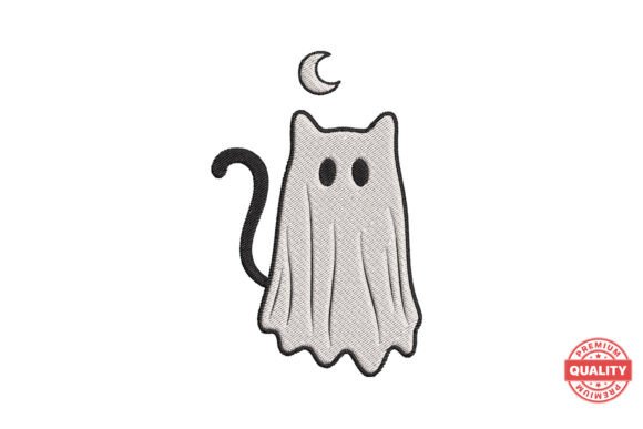 Ghost Cat Halloween Embroidery Review