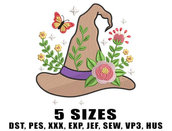 Review: Halloween Floral Hat Embroidery Design
