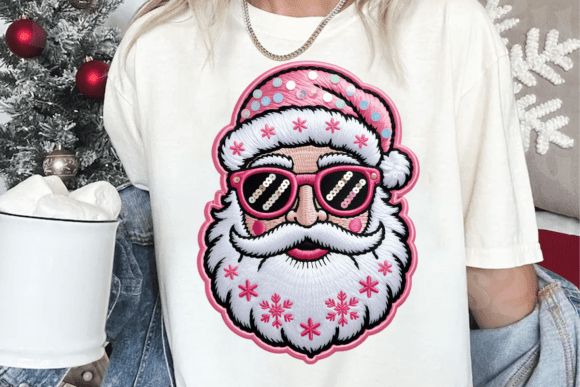 Reviewing Merry Christmas Santa Faux Embroidery