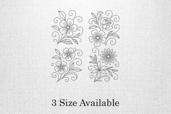 Swirl Floral Outline Embroidery Set Review